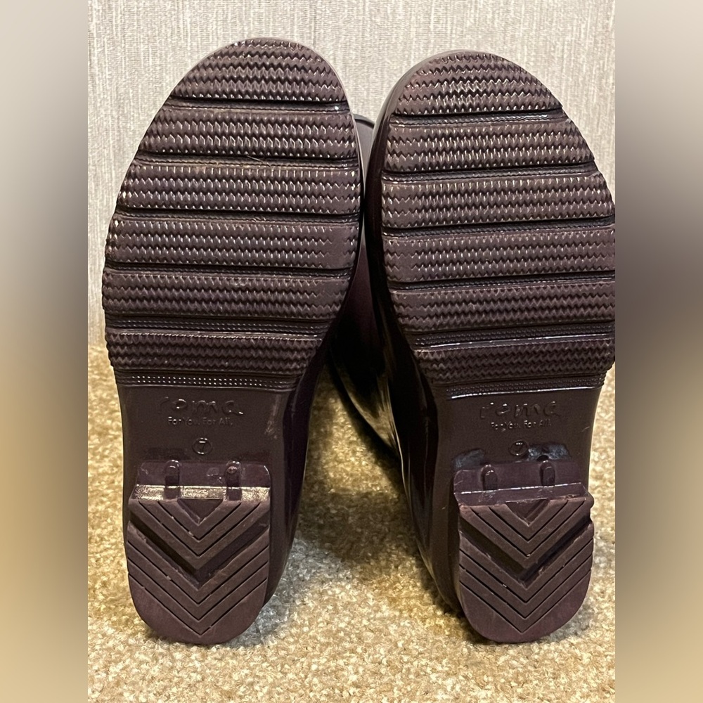 Roma EMMA Tall Vegan Rain Boots Purple size 7 - Picture 14 of 16
